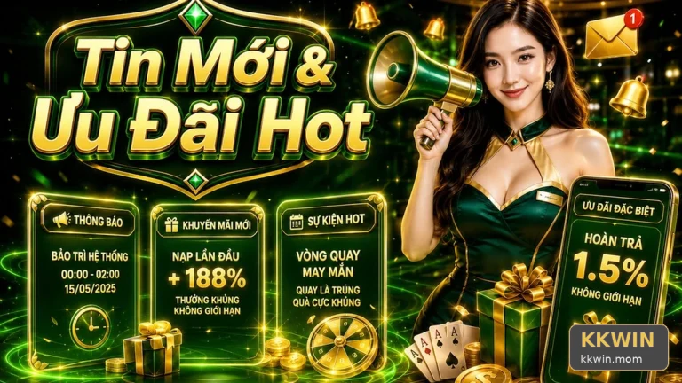 Ghi chú điều khoản ưu đãi trước khi bấm nhận thưởng tại KKWIN