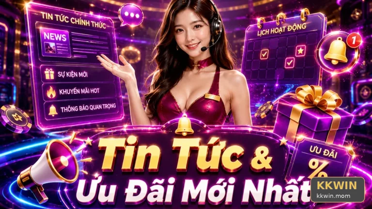 Đọc Chi Tiết Giao Diện về KINH NGHIỆM KKWIN: kiểm tra đường dẫn, tên miền và kênh hỗ trợ trước khi đăng nhập trong góc kiểm chứng